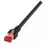 Tinklo kabelis EFB Elektronik RJ45 S/FTP Cat6 Juodas 30 m