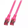 Tinklo kabelis EFB Elektronik K5519.15 RJ-45 Cat6 15 m Magenta