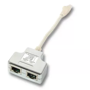 Tinklo kabelis EFB Elektronik K5123.015 RJ-45 0,15 m sidabrinis baltas