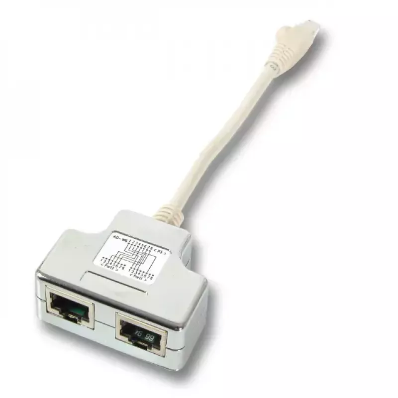 Tinklo kabelis EFB Elektronik K5123.015 RJ-45 0,15 m sidabrinis baltas