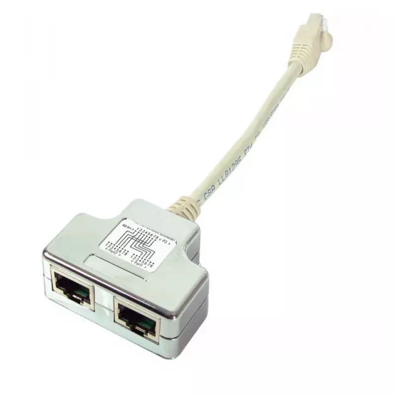 Tinklo kabelis EFB Elektronik K5124.015 — 0,15 m, RJ-45 į 2× RJ-45