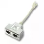 Tinklo kabelis EFB Elektronik K5125.015 RJ-45 0,15 m Baltas