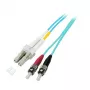 Šviesolaidinis kabelis EFB Elektronik LC-ST 50/125µ OM3 15m