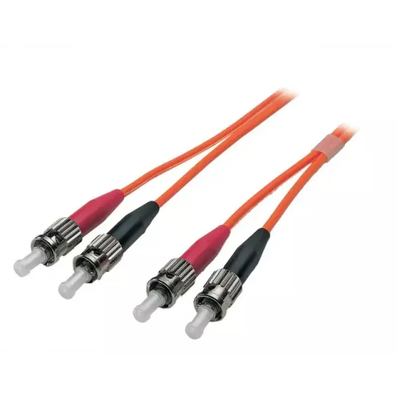 Skaidulinis optinis kabelis EFB Elektronik O6023.7 — 7 m, OM1 (62,5 µm), ST–ST, oranžinis