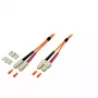 Šviesolaidinis kabelis EFB Elektronik O6413.5 5 m SC Oranžinis