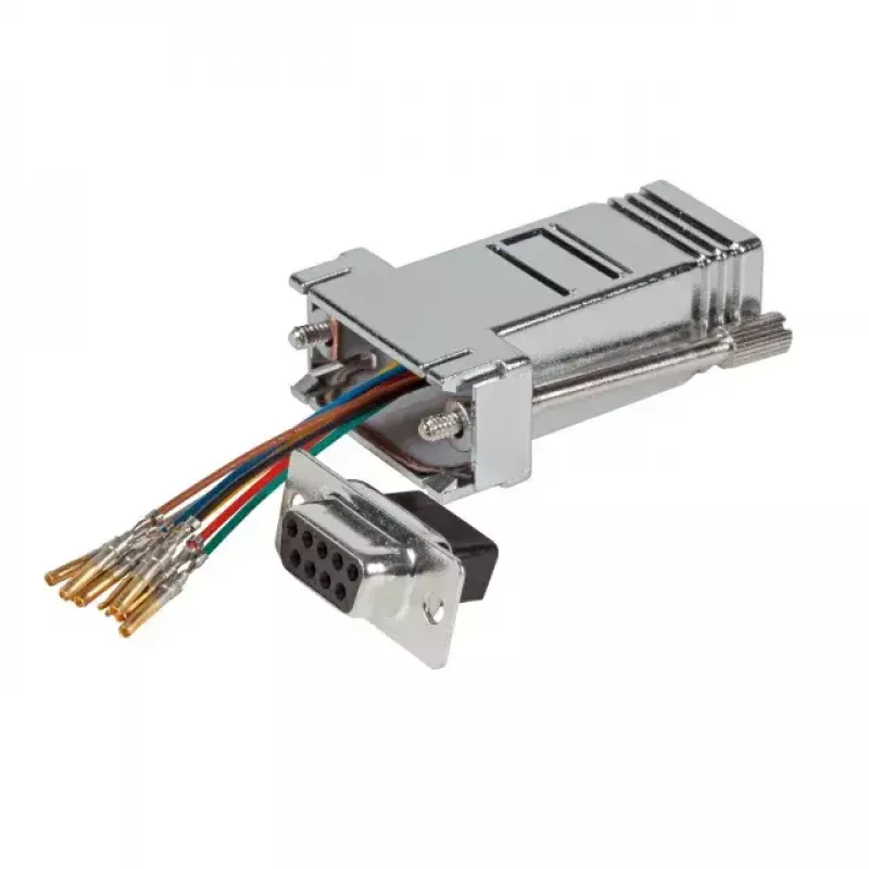 Kabelio jungties adapteris EFB Elektronik ETM23067 — DB-09 į RJ-45, pilkas