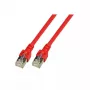 Tinklo kabelis EFB Elektronik K5458.1,5 RJ-45 Cat5e 1 m Raudonas