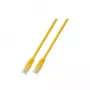 Tinklo kabelis EFB Elektronik 3m Cat6 RJ-45 U/UTP Geltonas