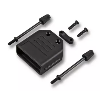 Laido jungtis Dsub 15 kontaktų EFB Elektronik 29477.1 juoda