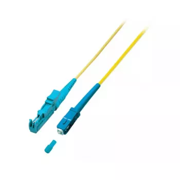 Šviesolaidinis kabelis EFB Elektronik O0839.5 — OS2, 5 m, E-2000 (LSH) į LC, 9 µm, geltonas