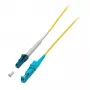 Šviesolaidinis kabelis EFB Elektronik O0863.5 — OS2 9 µm, E-2000 (LSH) į LC, 5 m, geltonas