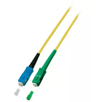 Šviesolaidinis kabelis EFB Elektronik O0928.1 — OS2, SC–SC, 9 µm šerdis, 1 m, geltonas