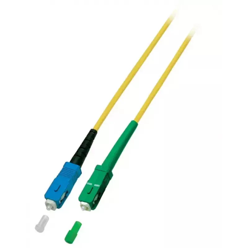 Vienmodis šviesolaidinis kabelis EFB Elektronik O0928.3, OS2, SC–SC, 3 m, 9 µm, geltonas, pilnas dvipusis