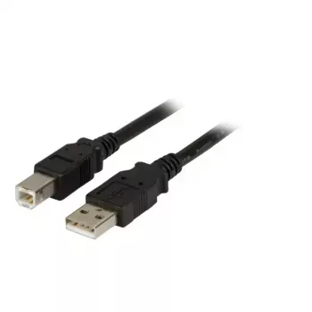 EFB Elektronik USB 2.0 A/B 3.0m USB laidas juodas vyriškas/vyriškas