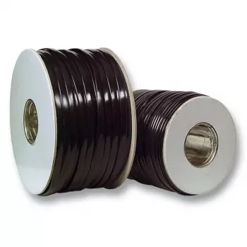 Plokščiasis kabelis EFB Elektronik 91104.100, juoda PVC apvalkalo medžiaga, 100 m ilgio