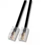 Tinklo kabelis EFB Elektronik RJ45 (8/4) - RJ45(8/4) Juodas 6 m