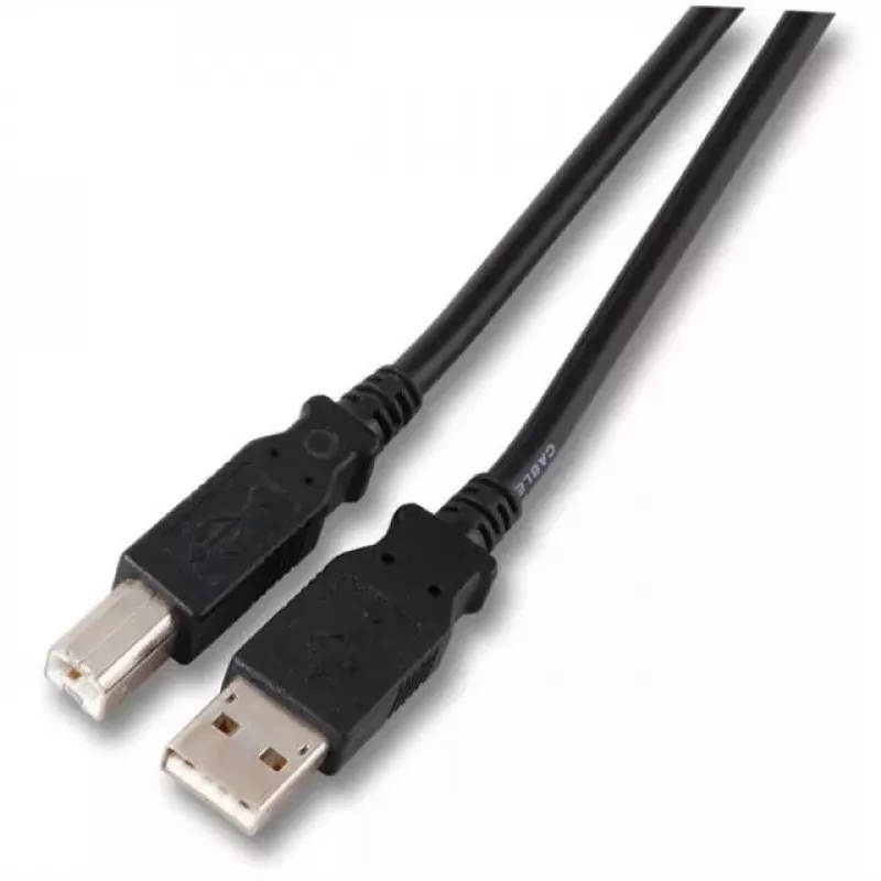 USB laidas EFB Elektronik K5255SW.0,5 0,5 m USB A į USB B juodas