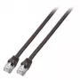Tinklo kabelis EFB Elektronik S/FTP Cat.6 RJ45 Juodas 15 m