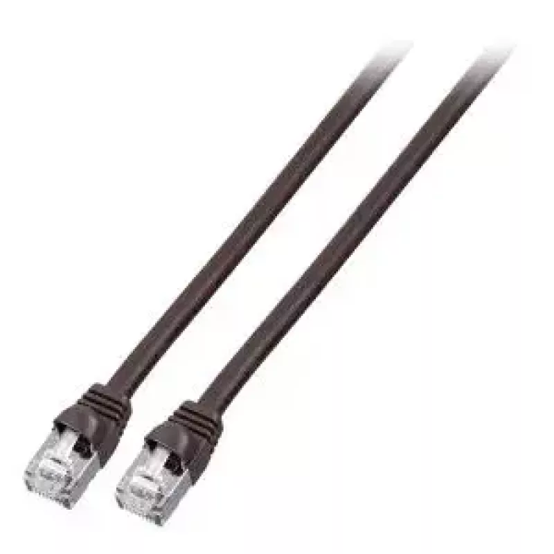 Tinklo kabelis EFB Elektronik S/FTP Cat.6 RJ45 juodas 2 m