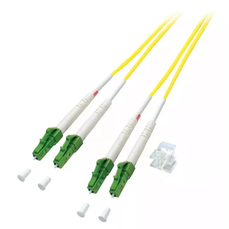 Šviesolaidinis kabelis EFB Elektronik O0381.0,5 0,5 m 2x LC geltonas