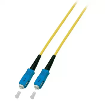 Skaidulinis optinis kabelis EFB Elektronik O1323.1 1 m SC Geltonas