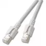 Tinklo kabelis EFB Elektronik 0.5m Cat6a RJ-45 S/FTP Pilka