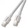 Tinklo kabelis EFB Elektronik 3m Cat6a RJ-45 S/FTP Pilkas