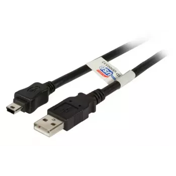 USB laidas EFB Elektronik K5251SW.0,5 0,5 m USB A Mini-USB B Juodas