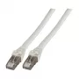 Tinklo kabelis EFB Elektronik K5537GR.20 RJ-45 Cat6a 20 m baltas