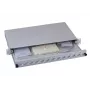 Pataisų skydelis 1U EFB Elektronik B71006.12OM4 — ST šviesolaidinės jungtys, metalinis, 483×44,5×244 mm