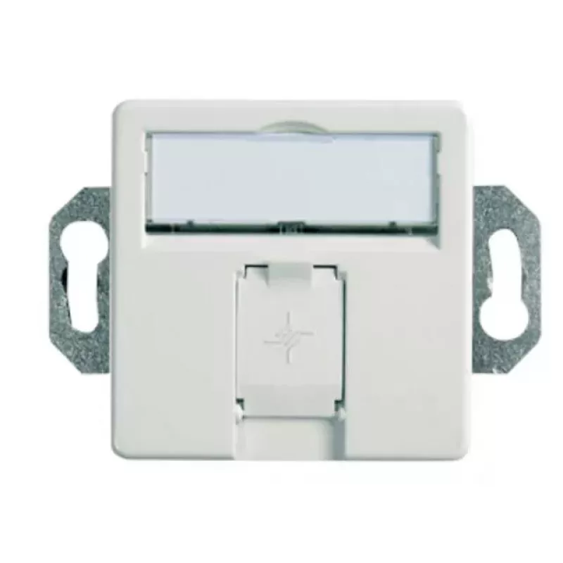 Telegärtner kištukinis lizdas RJ-45 Cat6a J00020A0507, baltas, ABS/plienas/cinkas, 70×50×43,2 mm