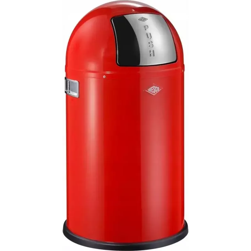 Šiukšliadėžė Wesco Pushboy 50 l, raudona, modelis 112797