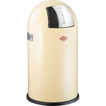Šiukšliadėžė Wesco Pushboy 50 l Mandel 112792 nerūdijantis plienas, pedalų neturintis stumiamas dangtis