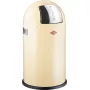 Šiukšliadėžė Wesco Pushboy 50 l Mandel 112792 nerūdijantis plienas, pedalų neturintis stumiamas dangtis