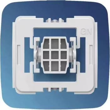Adapter for Gira new generation light switch eQ-3 Homematic IP — mygtukai, belaidis, baltas plastikas, 55×21×51 mm