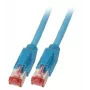 Tinklo kabelis EFB Elektronik K8708BL.0,50 RJ-45 Cat6a 0,5 m mėlynas