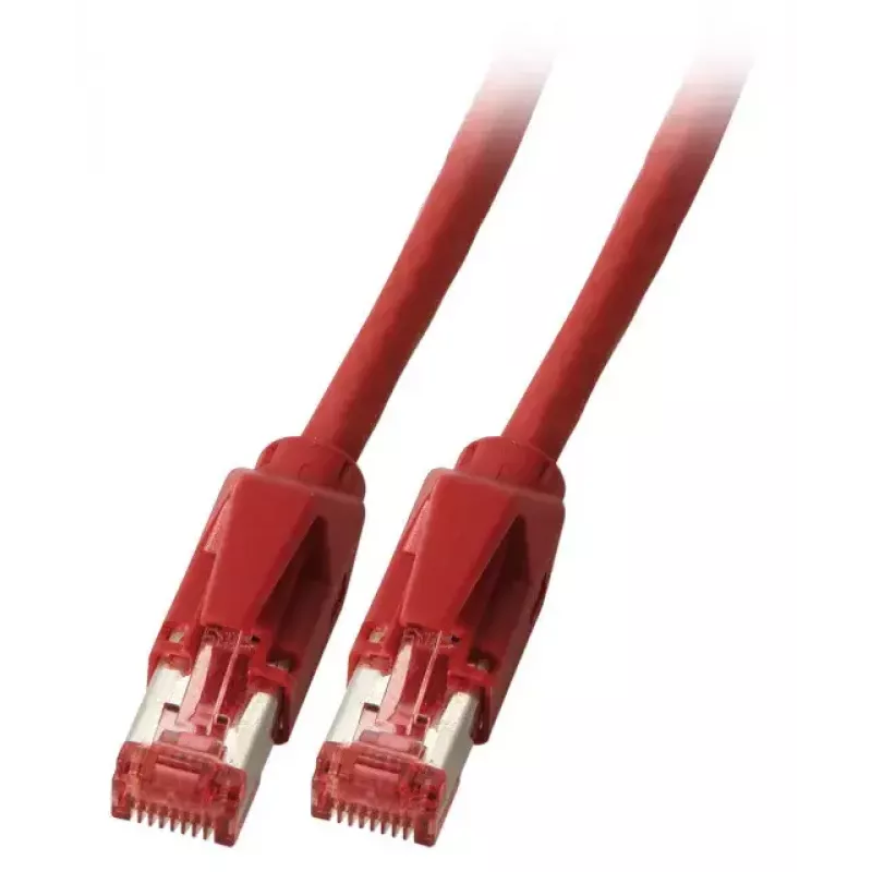 Tinklo kabelis EFB Elektronik K8708RT.5 RJ-45 Cat6a 5 m Raudonas