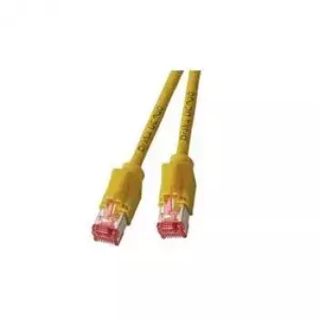 Tinklo kabelis EFB Elektronik RJ45 S/FTP Cat6a RJ-45 0,5 m Geltonas