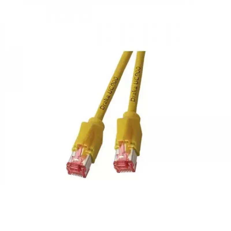 Tinklo kabelis EFB Elektronik K8055.1,5 RJ-45 Cat6a 1,5 m geltonas
