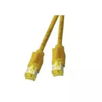 Tinklo kabelis EFB Elektronik RJ45 S/STP Cat6a 1 m Geltonas