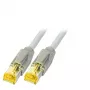 Tinklo kabelis EFB Elektronik 7.5m Cat6a RJ-45 S/FTP Pilkas
