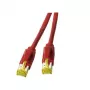 Tinklo kabelis EFB Elektronik K8560RT.25 raudonas 25 m Cat6a S/FTP
