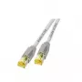 Tinklo kabelis EFB Elektronik RJ45 S/FTP Cat6a baltas 1 m