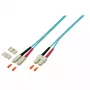 EFB Elektronik O0318.5 InfiniBand šviesolaidinis kabelis 5 m SC Turkio spalva OM4