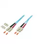 Šviesolaidinis kabelis EFB Elektronik O7413.7,5 7,5 m SC turkio spalvos