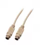 PS/2 laidas EFB Elektronik EK318.2 — 2 m, 6 kontaktų Mini-DIN į 6 kontaktų Mini-DIN, smėlio spalvos