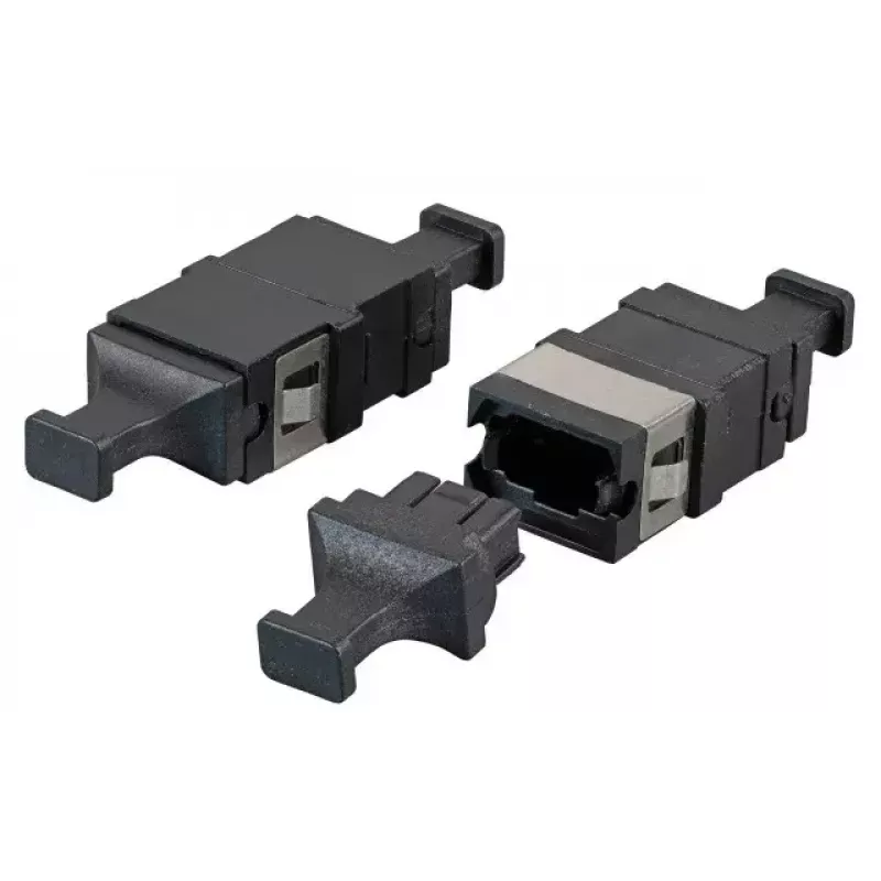 Šviesolaidinė adapterė EFB Elektronik 53458.1 MTP/MPO daugiamodė ir vienmodė, juoda, 12,9×20,5×9,3 mm