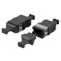 Šviesolaidinė adapterė EFB Elektronik 53458.1 MTP/MPO daugiamodė ir vienmodė, juoda, 12,9×20,5×9,3 mm