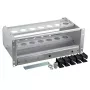 Subrack EFB Elektronik 53711.1 — aliuminio/termoplastiko korpusas, 483×295×178 mm, pilkas