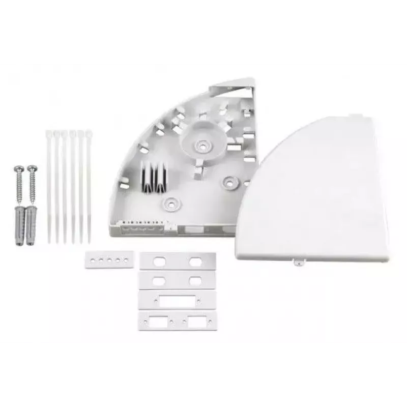 Šviesolaidinis adapteris EFB Elektronik LFH010, baltas plastikinis korpusas, 110×140×20 mm